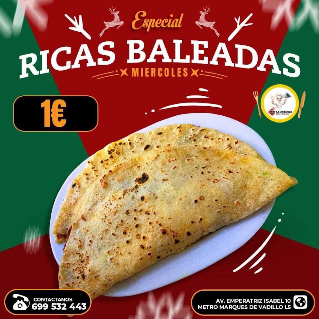 Oferta para los miércoles de Restaurante de Bar La Andaluza