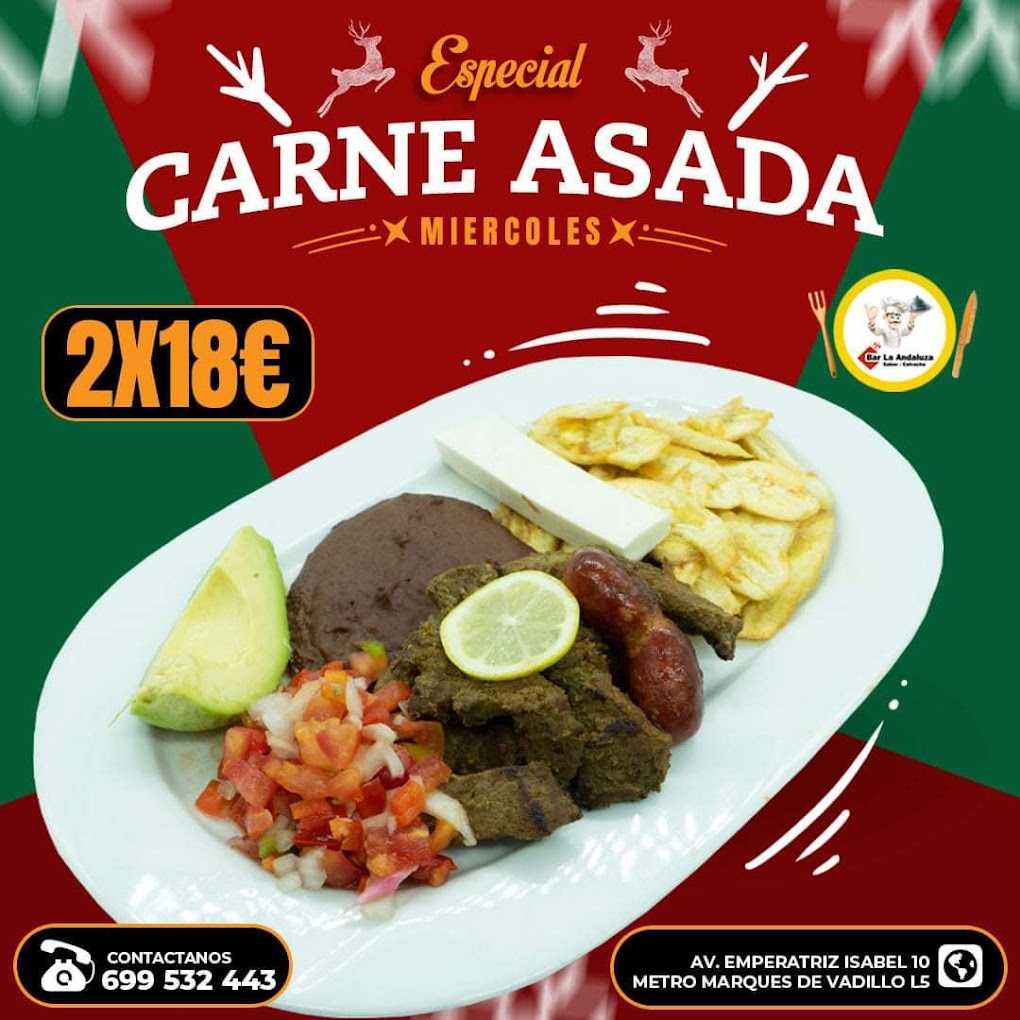 Oferta para los miércoles de Restaurante de Bar La Andaluza