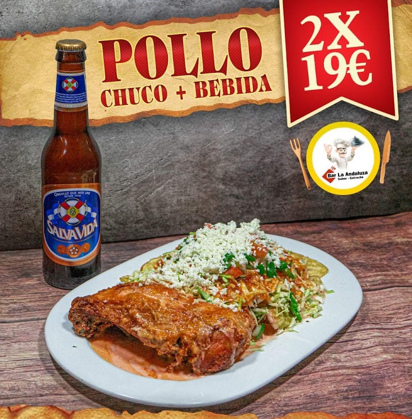 Oferta de pollo de Restaurante de Bar La Andaluza